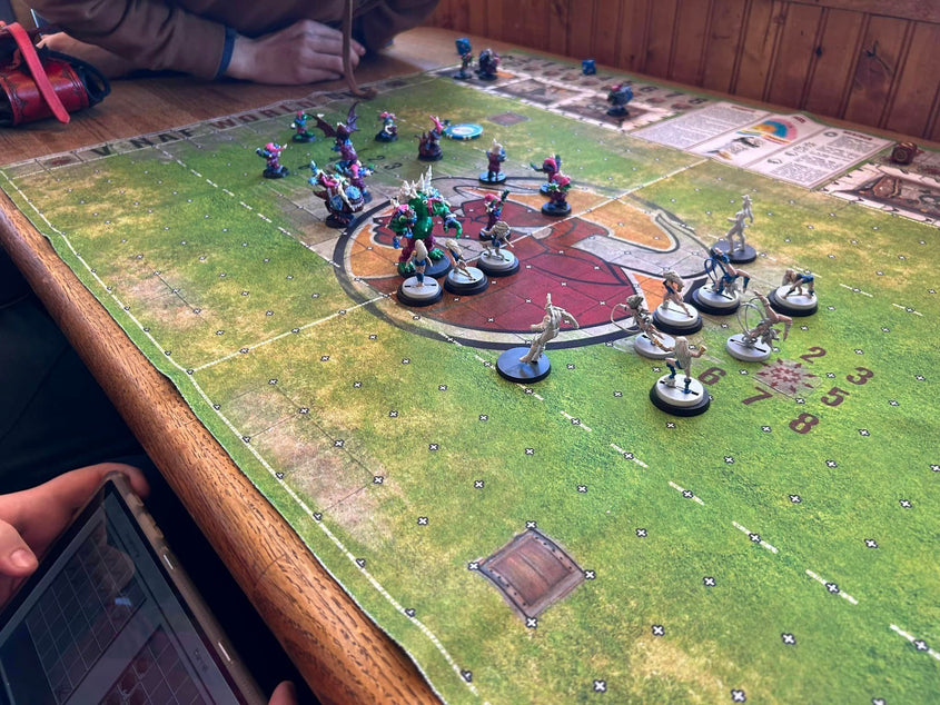 A Thrilling Day of Blood Bowl, D&D, and Warhammer at Journey's End Gamers Fellowship