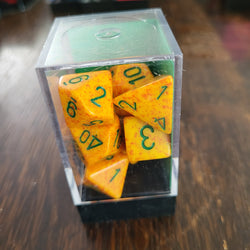 Polyhedral 7-Die Set - Speckled