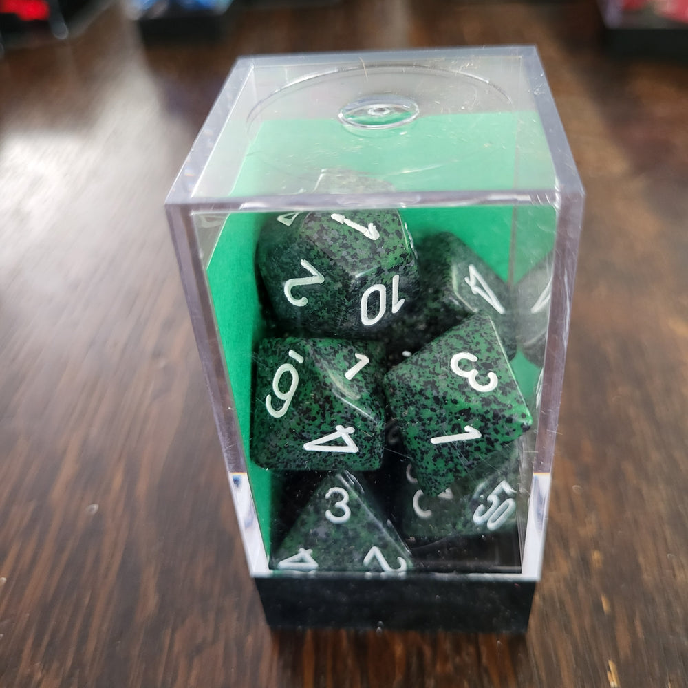 Polyhedral 7-Die Set - Speckled