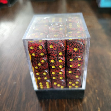 12mm D6 Dice Block (36 Dice) - Speckled