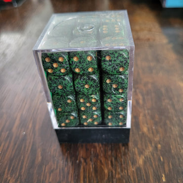 12mm D6 Dice Block (36 Dice) - Speckled